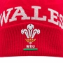 Wales Adults Pom Pom Beanie - Red 2025 - WRU 