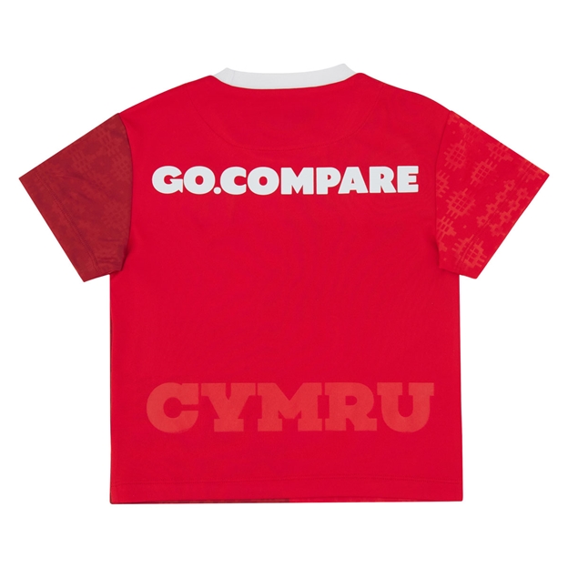 Wales Babies Home Rugby Kit 25/26 Red - Back