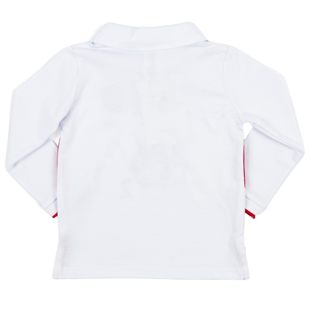 England Baby Home Rugby Shirt 25/26 White - Back View England Baby Home Rugby Shirt 25/26 White - Back View