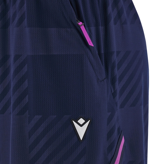 Scotland Mens Training Basketball Shorts 25/26 Navy - Pocket Zipper
