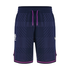 Scotland Mens Training Basketball Shorts 25/26 Navy - Front