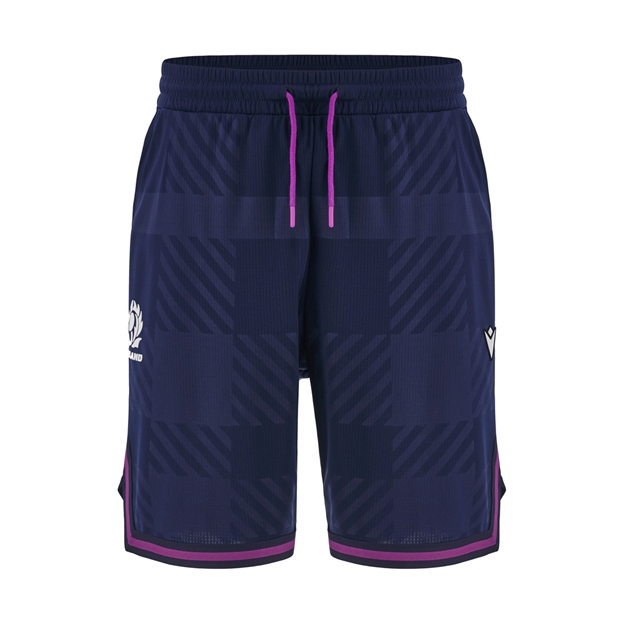 Scotland Mens Training Basketball Shorts 25/26 Navy - Front