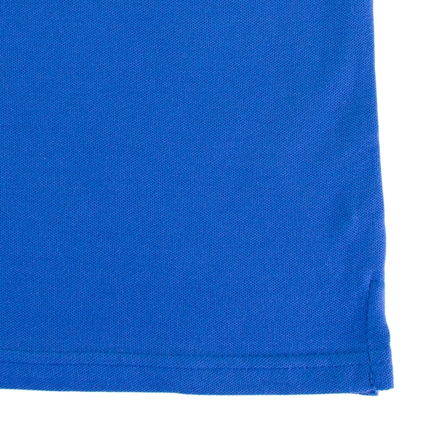 Italy Mens Classic Polo Shirt Royal - Hem Details