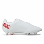 Canterbury Adults Speed Raze Soft Ground Rugby Boots - White 