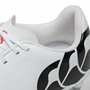 Canterbury Adults Speed Raze Soft Ground Rugby Boots - White 