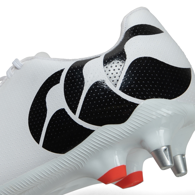 Canterbury Adults Speed Raze Soft Ground Rugby Boots - White