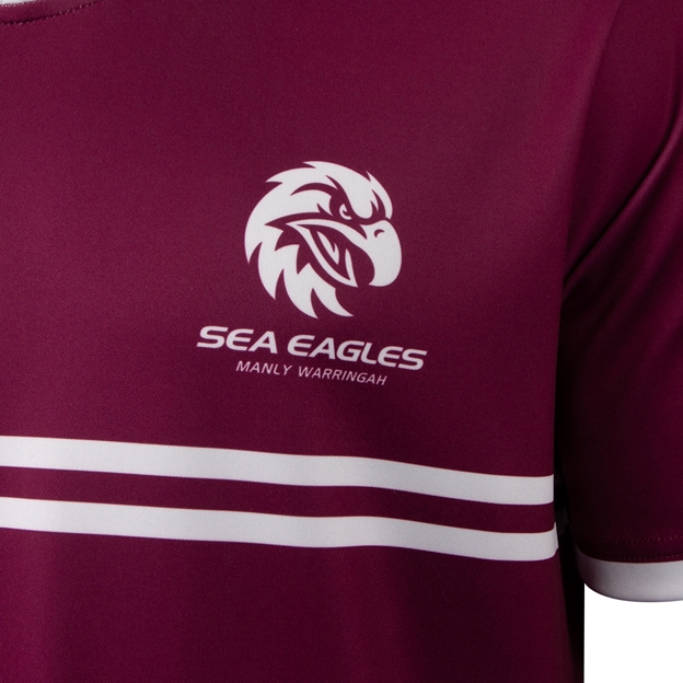 Manly Sea Eagles Kids Supporters Shirt 25 Maroon - Sea Eagle