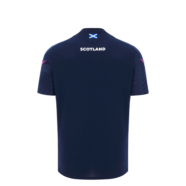 Scotland Junior Training Shirt 25/26 Navy - Back