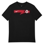 Stade Toulousain Mens Graphic T-Shirt 25/26 Black - Flatlay 
