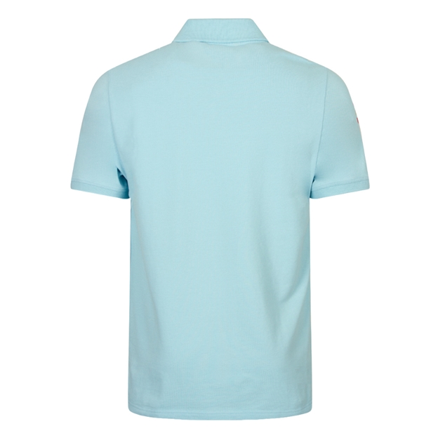 Scotland 1990 Heritage Pure Cotton Polo - Sky Blue