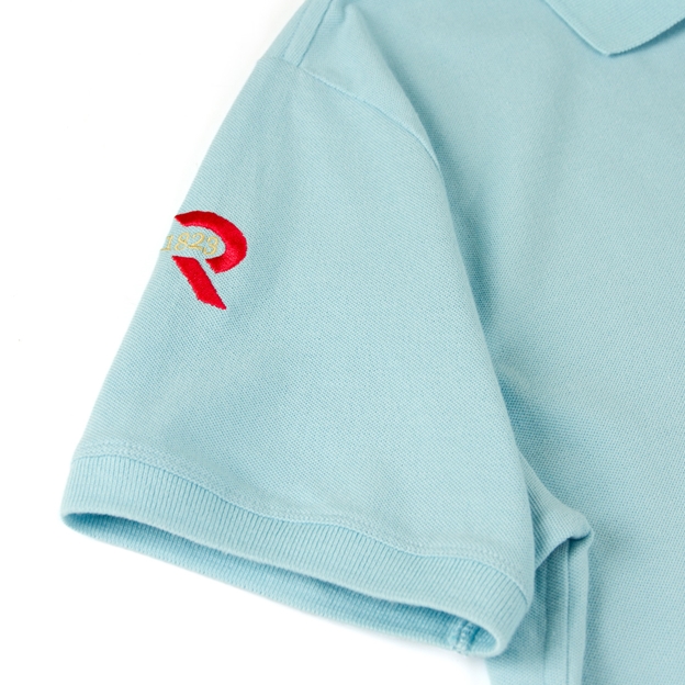 Scotland 1990 Heritage Pure Cotton Polo - Sky Blue