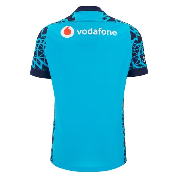 Scotland Mens Training Rugby Shirt 25/26 Neon/Sky - Back