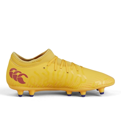 Canterbury Adults Speed Infinite Team Firm Ground Rugby Boots - Yellow