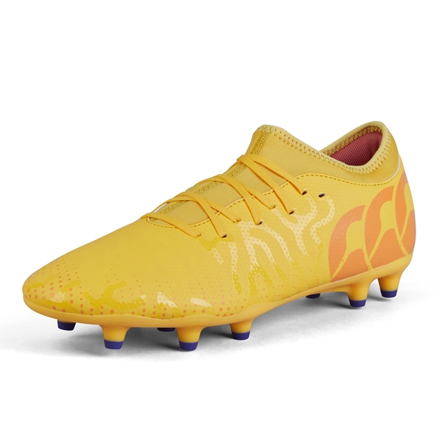Canterbury Adults Speed Infinite Team Firm Ground Rugby Boots - Yellow