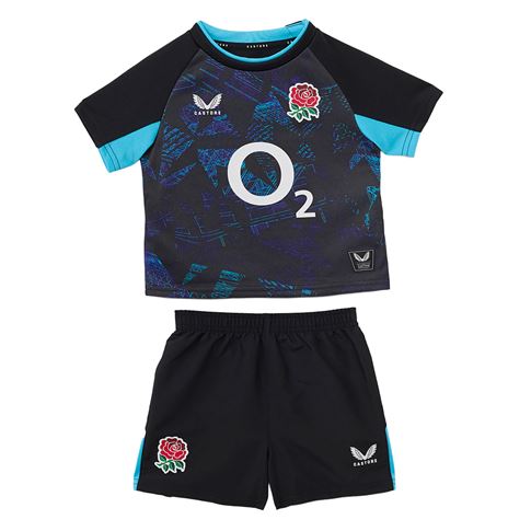 England Babies Away Kit 25/26 Black - Front England Babies Away Kit 25/26 Black - Front
