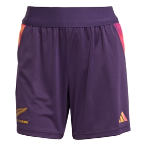 Black Ferns Womens Gym Shorts Purple 25/26 - Front