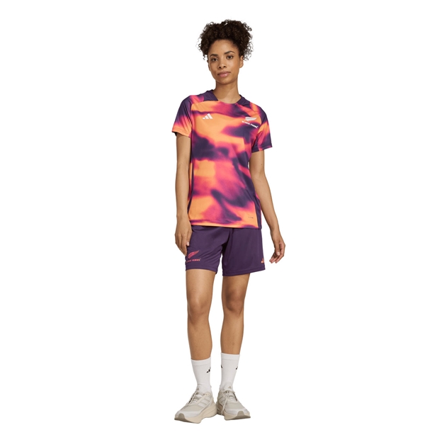 Black Ferns Womens Gym Shorts Purple 25/26 - Model Full
