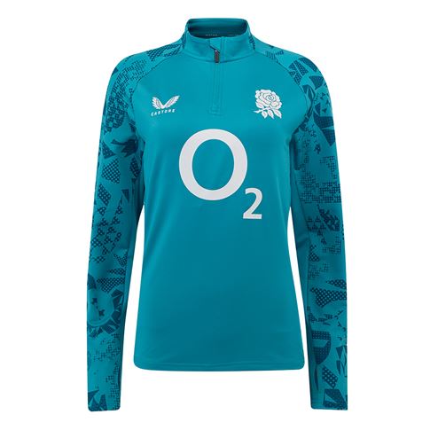 England Womens Performance Midlayer Top 25-26 Reflecting Pond - Front England Womens Performance Midlayer Top 25-26 Reflecting Pond - Front