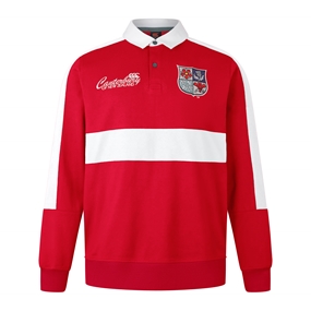 lions mens heritage rugby shirt - front