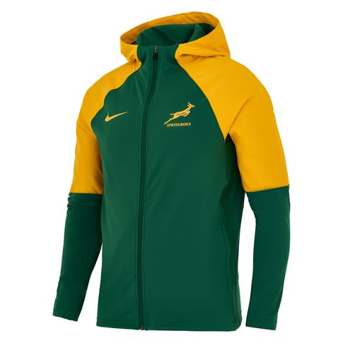 South Africa Springboks Mens Training Hoodie 25/26 - Front South Africa Springboks Mens Training Hoodie 25/26 - Front