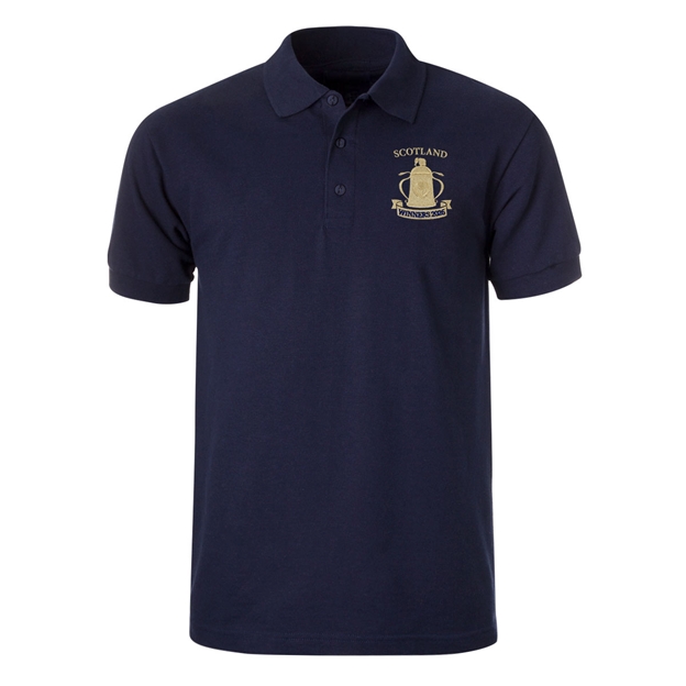 Scotland Mens Cup Winners 2026 Classic Polo Shirt - Navy