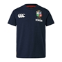 British and Irish Lions Junior Cotton T-Shirt Navy - Front 