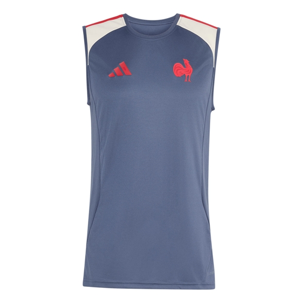 France Mens Training Vest 26/27 Shadow Navy - Front View