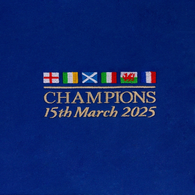 France Mens Champions 2025 Classic Polo Shirt - Royal Blue