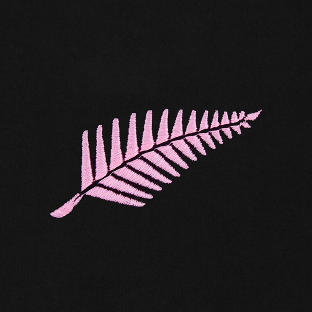 Womens World Cup New Zealand Adults Classic Heavyweight Rugby Shirt Black - Fern