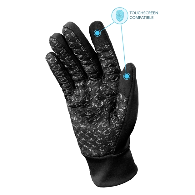 Optimum Adults Aqua Thermal Gloves Black - Touch Screen Compatible