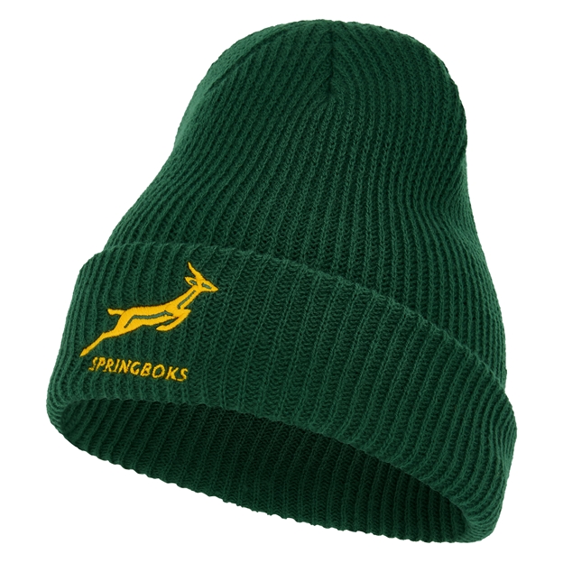 South Africa Springbok Adults Beanie 25/26 Green - Side