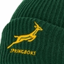 South Africa Springbok Adults Beanie 25/26 Green - Embroidery Close-up 