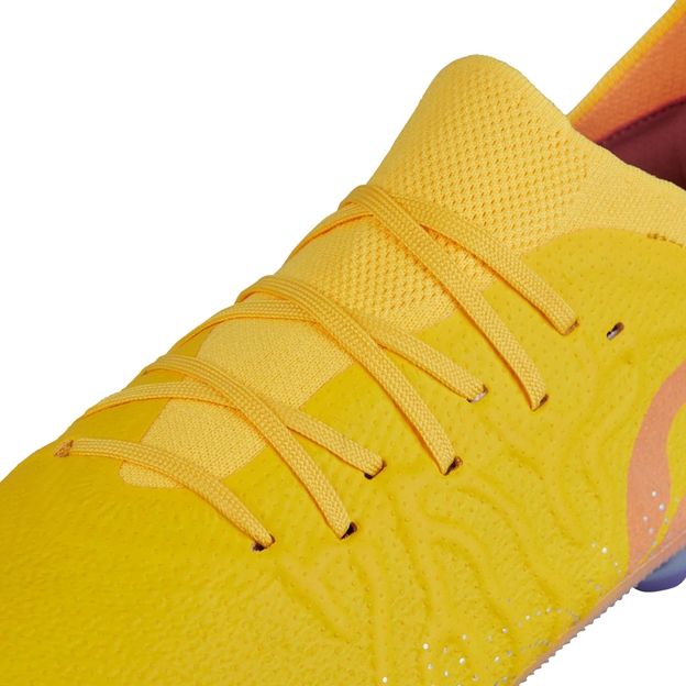 Canterbury Adults Speed Infinite Elite Firm Ground Rugby Boots Yellow - Lacing
