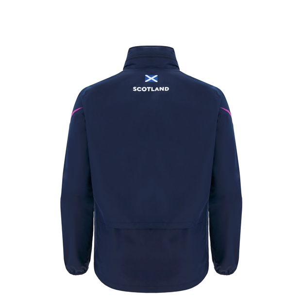 Scotland Junior Waterproof Jacket 25/26 Navy - Back