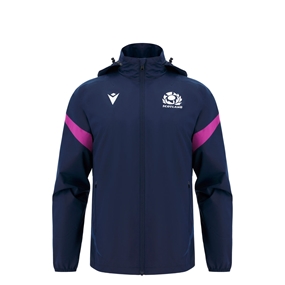 Scotland Junior Waterproof Jacket 25/26 Navy - Front