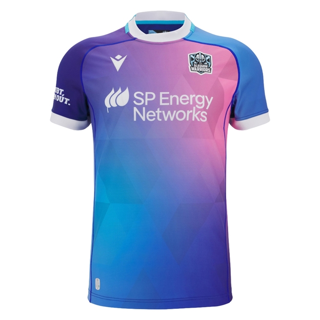 Glasgow Warriors Mens Training Rugby Shirt 25/26 - Front