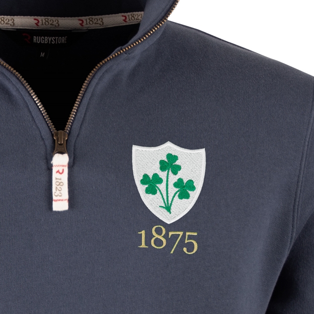 R1823 Ireland 1875 Quarter Zip Top - Petrol Blue