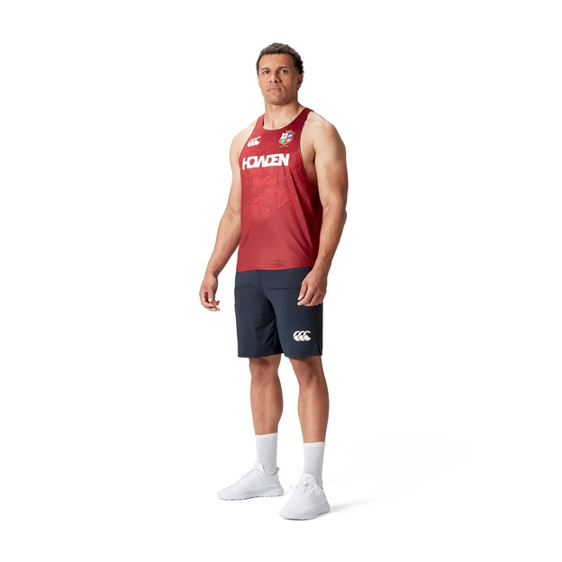 British and Irish Lions Mens Singlet Red - Model