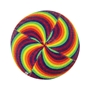 Optimum Rainbow Twister Rugby Ball - End 