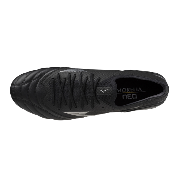 Mizuno Adults Morelia Neo IV Elite SG Rugby Boots - Black/Silver - Top