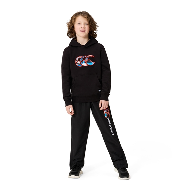 Canterbury Kids Uglies Hoodie Black - Model View