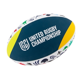 Gilbert URC Supporters Rugby Ball Size 5 - Front
