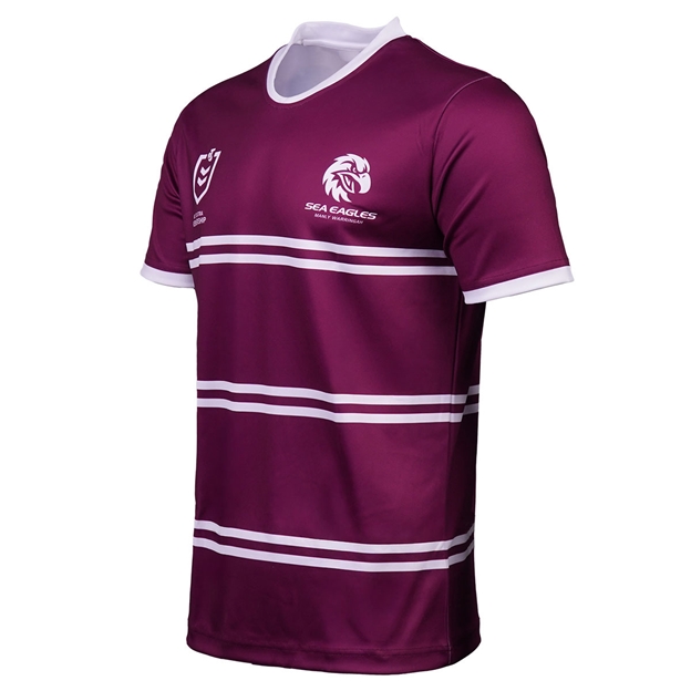 Manly Sea Eagles Mens Supporters Shirt 2025 - Maroon