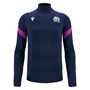 Scotland Mens Travel Quarter Zip Softshell Top 25/26 - Navy 