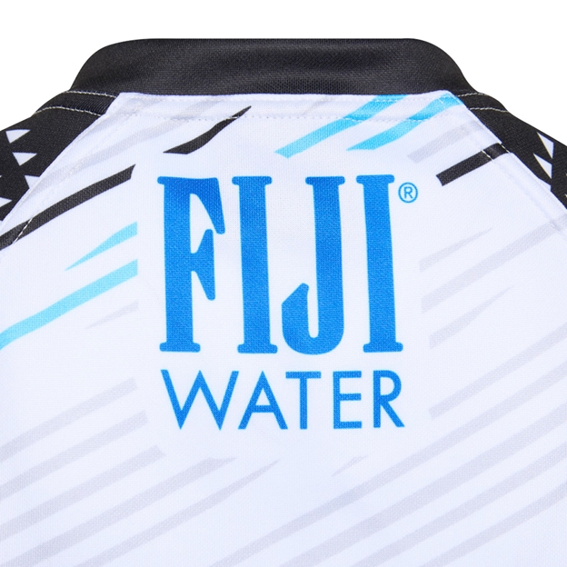 Fiji Sevens Kids Home Rugby Shirt 25/26 - Collar