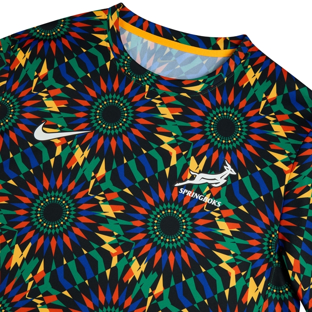 South Africa Springboks Mens Pre-Match Top 25/26 - Close-up