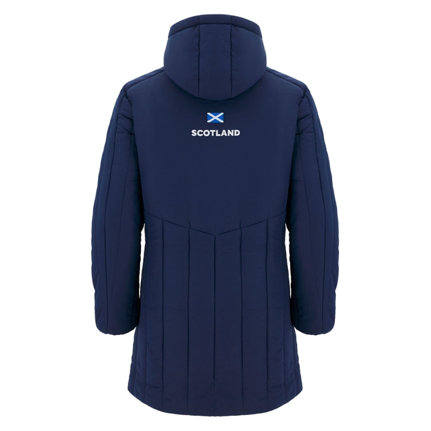 Scotland Mens Padded Jacket 25/26 Navy/Purple - Back