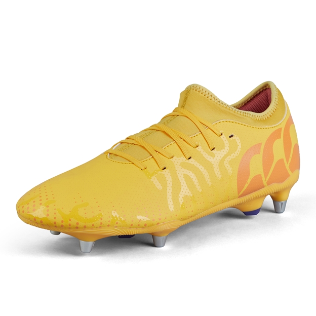 Canterbury Adults Speed Infinite Team Soft Ground Rugby Boots - Yellow