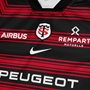 Stade Toulousain Mens Home Rugby Shirt 25/26 Black - Close-up 