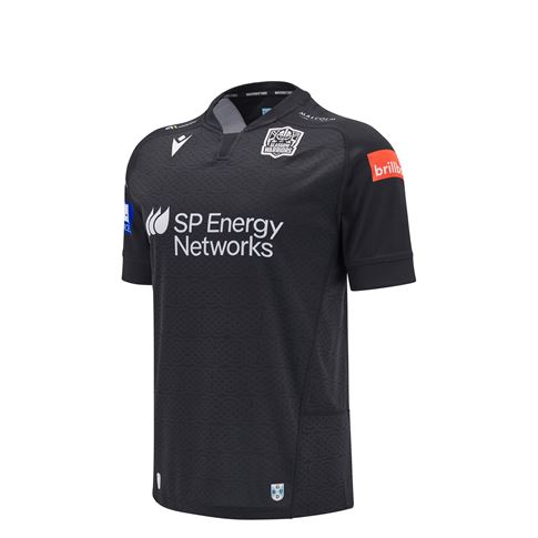 Glasgow Kids Home Rugby Shirt - Short Sleeve - 2025 - Front Glasgow Kids Home Rugby Shirt - Short Sleeve - 2025 - Front
